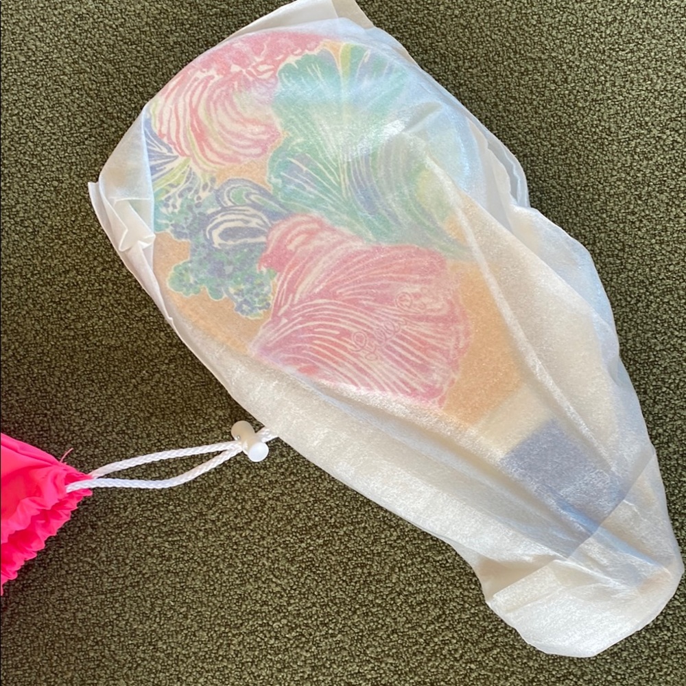 Lilly Pulitzer paddle ball set in Pink  Bag - Picture 4 of 5